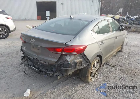 2017 Hyundai Elantra Limited z USA, uszkodzony, nr VIN KMHD84LF2HU280912